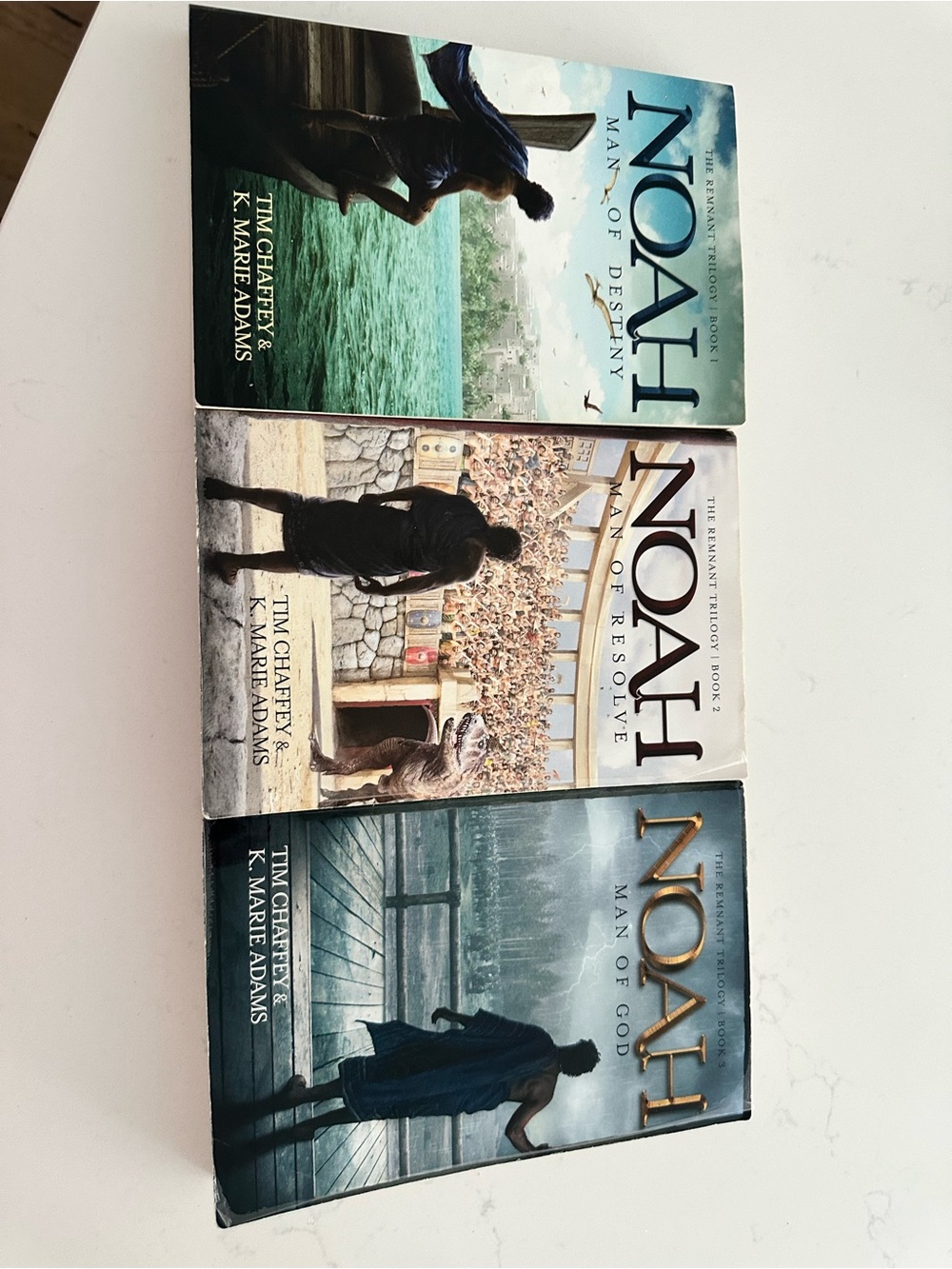 Noah Trilogy Paperback Set - Man of Destiny / Resolve / God